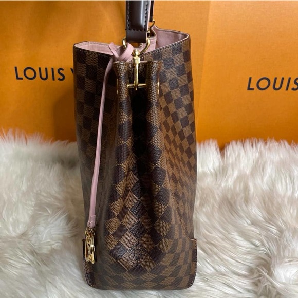 💎✨Authentic✨💎Louis Vuitton Caissa Rose Ballerine Damier Ebene - Picture 8 of 15